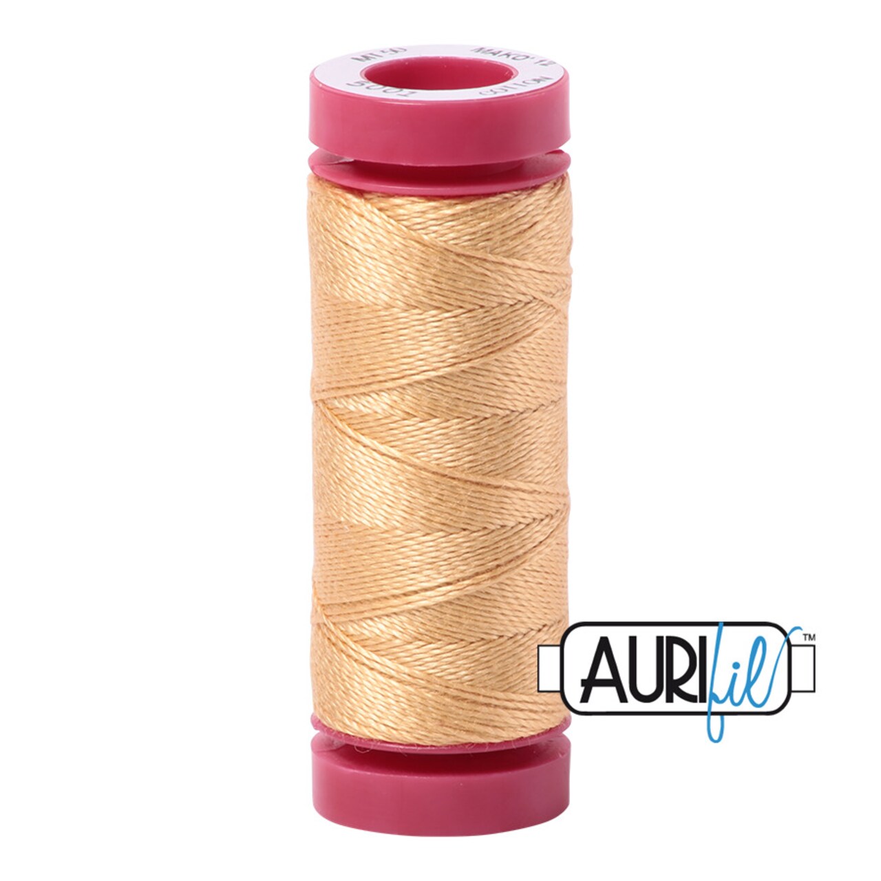 Ocher Yellow (5001) | 12wt Small Spool (50M / 54Y) | Aurifil Thread